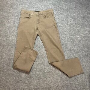Men Straight Leg Pants 32x31 Khaki Regular Fit Jack 156